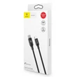 Kép 2/3 - Baseus Yiven series Type-C USB C - Lightning Adat- és töltőkábel 18W 2m Fekete (CATLYW-B01)