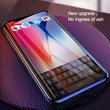 Kép 1/6 - Baseus iPhone Xs Max All-screen teljes képernyős 0.2mm kékfényszűrős lekerekített edzett üveg kijelzővédő fólia - Fekete (SGAPIPHX-HEB01)