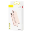 Kép 2/6 - Baseus iPhone Xs Original LSR szilikon védőtok tok - Pink (WIAPIPH58-ASL04)