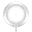 Kép 1/6 - Baseus Metal Wireless vezeték nélküli Qi töltő 10W Ezüst/Fehér (WXJS-S2)