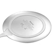 Kép 4/6 - Baseus Metal Wireless vezeték nélküli Qi töltő 10W Ezüst/Fehér (WXJS-S2)