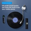 Kép 3/6 - Baseus Qiyin Bluetooth audio vevő AUX mini jack autórádióhoz kihangosító fekete (WXQY-01)