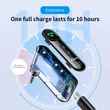 Kép 6/6 - Baseus Qiyin Bluetooth audio vevő AUX mini jack autórádióhoz kihangosító fekete (WXQY-01)