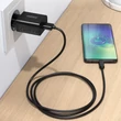 Kép 4/7 - Choetech Q5003 18W QC 3.0 Gyorstöltő Hálózati fali töltő adapter + USB-C kábel