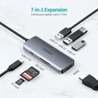 Kép 4/8 - Choetech HUB-M19 7 in 1 Multiport USB C HUB adapter 3x USB 3.0 HDMI Micro SD / SD Kártyaolvasó