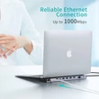 Kép 7/7 - Choetech HUB-M20 11 in 1 USB Type C Hub Adapter USB C PD 100W 4K HDMI VGA 3x USB 3.0 3.5mm Audio RJ45 Ethernet SD/TF kártyaolvasó