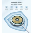 Kép 5/8 - Choetech 15 W-os mágneses Qi vezeték nélküli töltő (MagSafe-kompatibilis), fehér (T517-F)