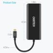 Kép 4/5 - Choetech HUB-M05 6 in 1 Multiport USB-C adapter Hub HDMI USB 3.0 LAN SD