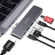Kép 1/5 - Choetech HUB-M14 7in1 USB C HUB Átalakító Adapter 4K HDMI USB 3.0 100W USB C PD Micro SD / SD Kártyaolvasó