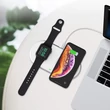 Kép 6/6 - Choetech T317 2in1 Dupla Vezeték nélküli töltő + összecsukható Apple Watch töltő (MFI tanísítvánnyal)