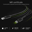 Kép 3/5 - Green Cell Power Stream USB-C - Lightning Adat és töltőkábel 100 cm tápellátással (Apple MFi Tanusítvány)