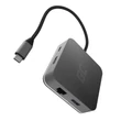 Kép 1/5 - Green Cell USB-C 6in1 Dokkoló Hub USB 3.0 HDMI Ethernet USB-C