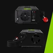 Kép 4/5 - Green Cell Autós Teljesítmény Inverter 24V-ról 230V-ra feszültségátalakító (feszültség növelő) 150W / 300W módosított szinusz