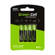 Kép 1/3 - Green Cell 4x akkumulátor AAA HR03 800mAh