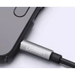 Kép 6/6 - Ugreen 3.5mm mini jack AUX elosztó adapter kábel 20cm - Ezüst (10532)