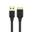 Kép 1/6 - Ugreen USB to micro USB Type B SuperSpeed 3.0 kábel 1m - Fekete (10841)