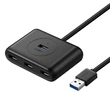 Kép 1/6 - Ugreen USB 3.0 OTG HUB Elosztó 4x USB - Fekete (20290)