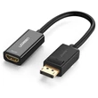 Kép 1/6 - Ugreen HDMI to DisplayPort adapter kábel 4K 30Hz 12bit - Fekete (40363)