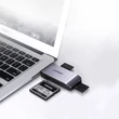 Kép 5/6 - Ugreen USB 3.0 SD / micro SD kártyaolvasó - Szürke (50541)