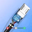 Kép 6/6 - Ugreen USB - micro USB Quick Charge 3.0 / Huawei PCF adat és töltőkábel 2,4A - 1m Fekete + Szürke (50873)