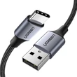 Kép 1/6 - Ugreen USB - USB Type C cable Quick Charge Gyorstöltő adat és töltőkábel 3.0 3A 1m - Szürke (60126)