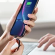 Kép 2/6 - Ugreen USB - Lightning iPhone iPad MFI derékszögű adat és töltőkábel 1m 2,4A - Fekete (60521)