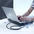 Kép 5/6 - Ugreen USB 3.0 (apa) to USB 3.0 (apa) kábel 2m - Szürke (60526)