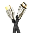 Kép 1/6 - Ugreen HDMI tartós szövet kábel 19 pin 1.4v 4K 60Hz 3D 30AWG 5m - Arany (11193)
