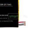 Kép 2/2 - VHBW Telefon akkumulátor akku Vodafone TLp025A1 - 2500mAh, 3.8V, Li-polymer