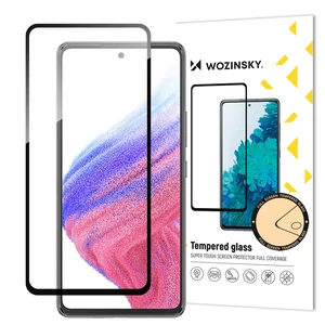 Wozinsky Full Glue edzett üveg Samsung Galaxy A54 5G 9H teljes képernyős fekete kerettel