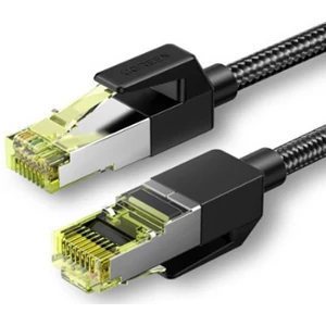 UGREEN NW150 fonott hálózati kábel, Ethernet RJ45, Cat.7, F / FTP, 1 m (fekete)