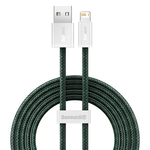Baseus Dynamic 2 USB - Lightning töltőkábel, 2.4A, 2m (zöld)