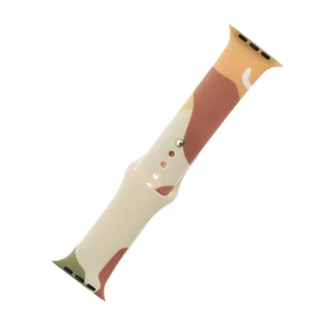 Strap Moro Band For Apple Watch / SE / 5/4/3/2 (41mm / 40mm / 38mm) Silicone Strap Watch Bracelet Pattern 1
