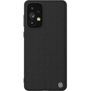 Nillkin Textured Case a durable reinforced case with a gel frame and nylon on the back of Samsung Galaxy A73 black