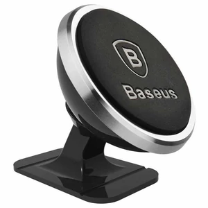 Mágneses autós tartó Baseus telefonhoz (ezüst)