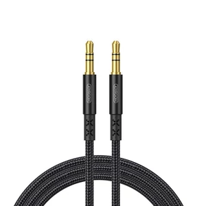 Joyroom sztereó audio AUX kábel 3,5 mm mini jack, 1 m, fekete (SY-10A1)