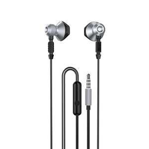 Dudao fém vezetékes fülhallgató, 3,5 mm-es mini jack, szürke (X2C-Grey)