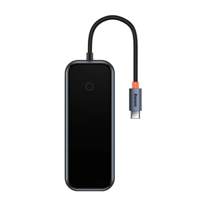 Hub 7in1 Baseus AcmeJoy sorozat USB-C 2xUSB 3.0 + HDMI + USB 2.0 + USB-C PD + SD/TF (sötétszürke)