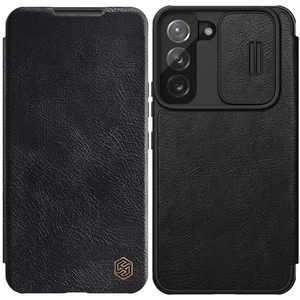 Nillkin Qin Leather Pro Case Case for Samsung Galaxy S22 + (S22 Plus) Camera Protector Holster Cover Flip Cover Black