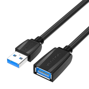Vention Hosszabbító kábel USB 3.0, USB apa - USB anya, 3m (Fekete)