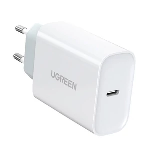 UGREEN CD127 Töltő, USB-C, PD3.0, QC4.0, 30W (fehér)