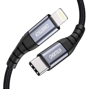 Choetech IP 0039 USB C to Lightning iPhone iPad Adat- és töltőkábel 1.2m