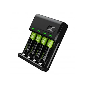 Green Cell GC VitalCharger és 4 x AAA akkumulátor HR03 800mAh