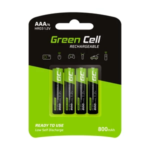 Green Cell 4x akkumulátor AAA HR03 800mAh