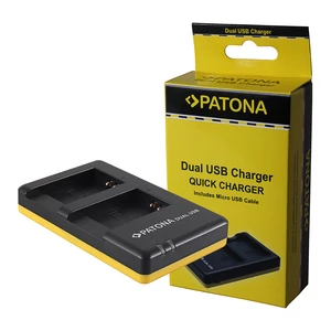 Canon NB-13L PATONA Dual Quick-Charger micro USB kábellel - Patona