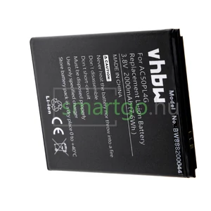 VHBW Telefon akkumulátor akku Archos AC50PL4G - 2000mAh, 3.8V, Li-ion