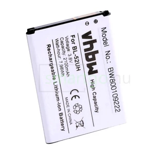 VHBW Telefon akkumulátor akku BL-52UH - 2100mAh, 3.8V, Li-ion