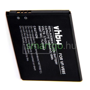 VHBW Telefon akkumulátor akku TLi014A2 - 1400mAh, 3.7V, Li-ion