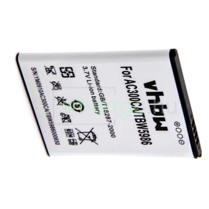 VHBW Telefon akkumulátor akku AC300CA - 1550mAh, 3.7V, Li-ion
