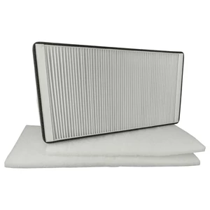 VHBW 3-részes szűrőkészlet helyettesíti a Helios 00039, 00042 Helios ventilátorhoz